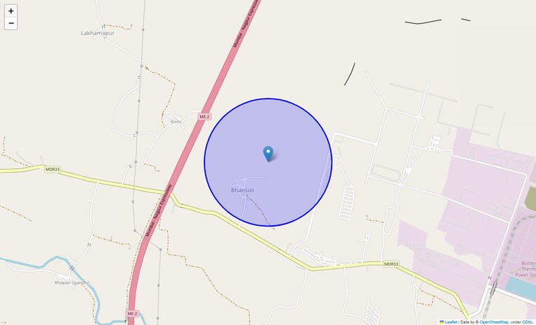Location Map of Bhansoli