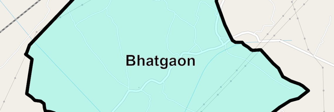 Location Map of Bhatgaon, Lucknow