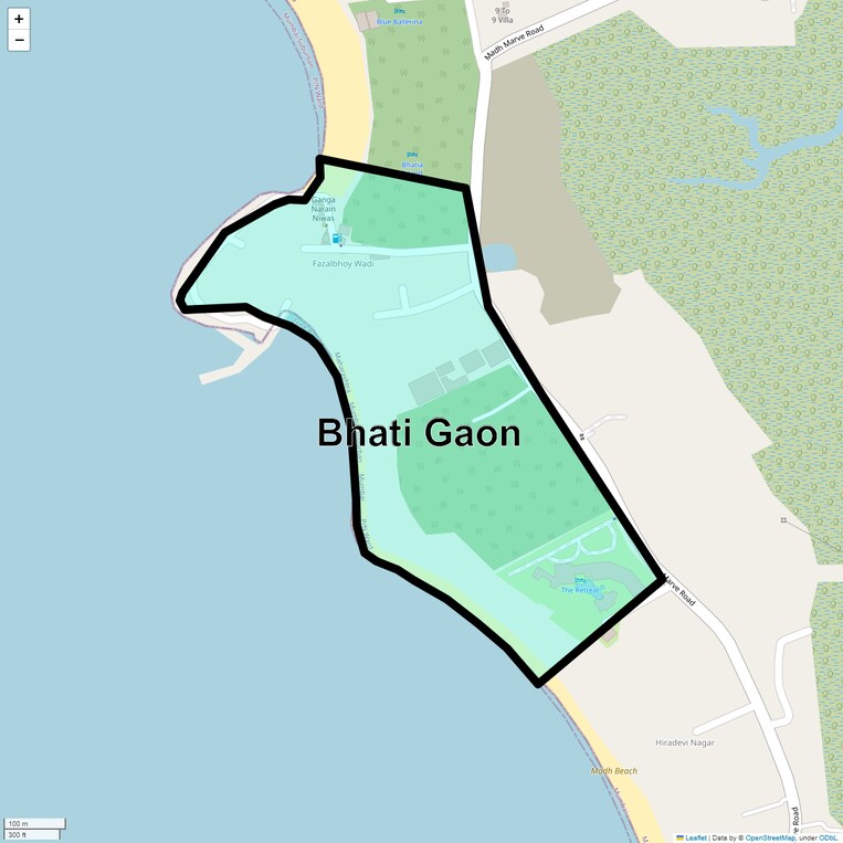 Location Map of Bhati Gaon
