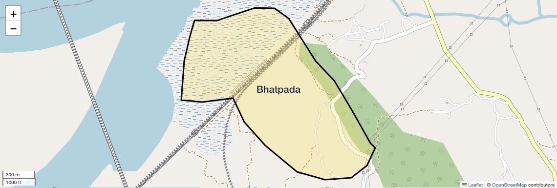 Location Map of Bhatpada, Palghar