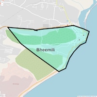 Bheemili Map