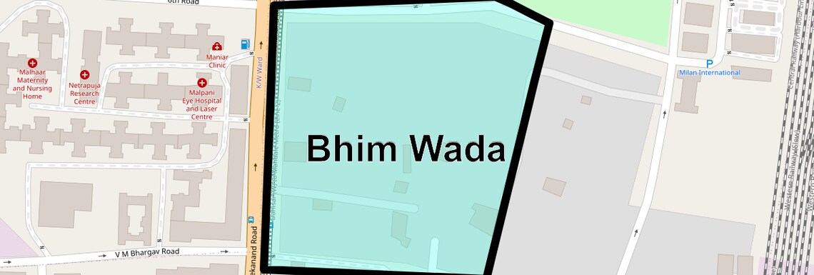 Location Map of Bhim Wada, Mumbai