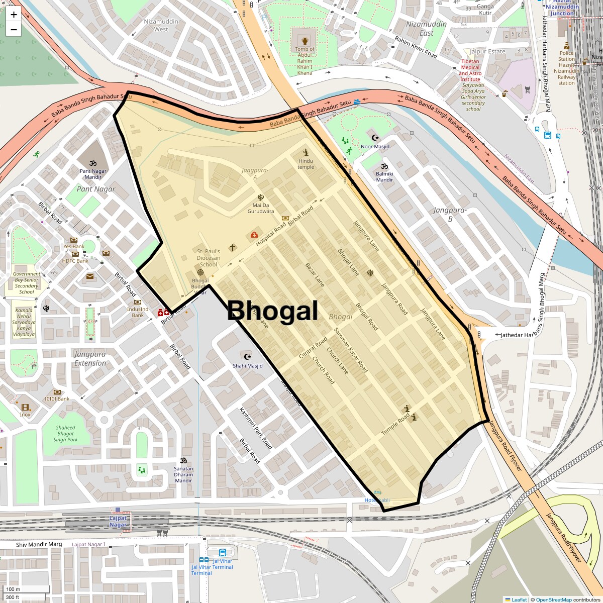 Bhogal Map