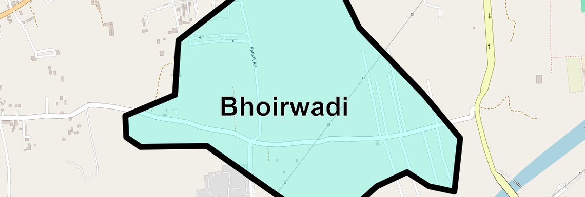 Location Map of Bhoirwadi, Pune
