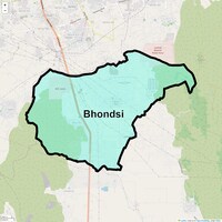 Bhondsi Map