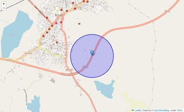 Location Map of Bhongiri warangal Highway, Hyderabad