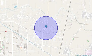 Location Map of Bhopani, Faridabad