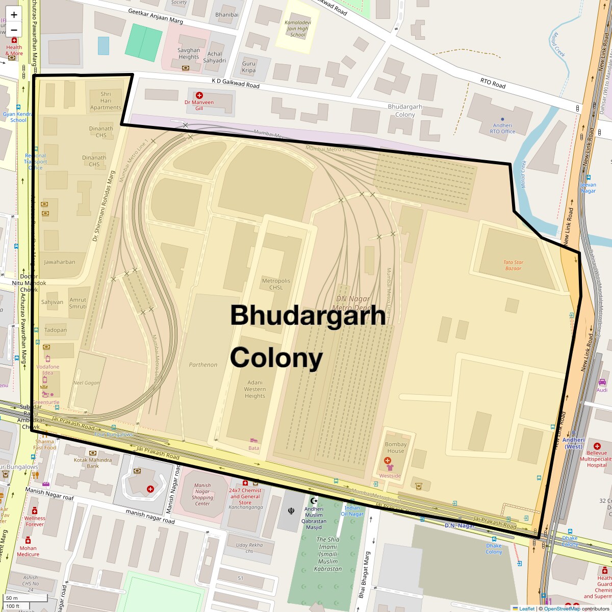 Check Time Travel of Bhudargarh Colony, Mumbai