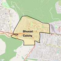 Bhusari Colony Map