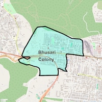 Bhusari Colony Map