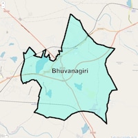 Bhuvanagiri Map