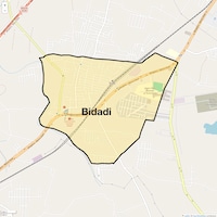 Bidadi Map