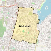 Bilekahalli Map