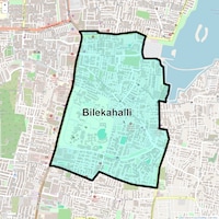 Bilekahalli Map