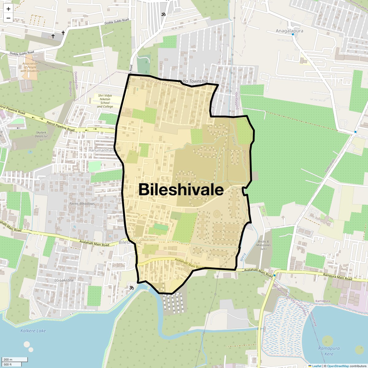 Check Time Travel of Bileshivale, Bangalore