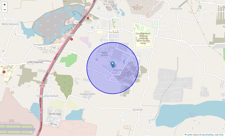 Location Map of Billamaranahalli