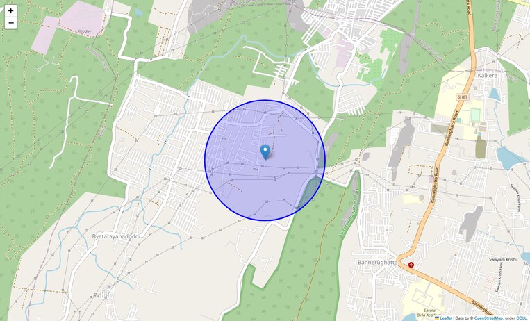 Location Map of Bilwaradahalli
