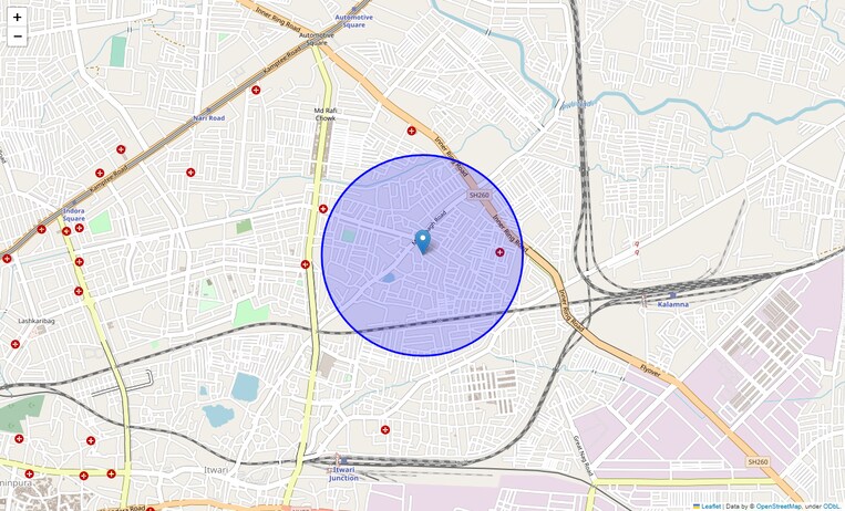 Location Map of Binaki