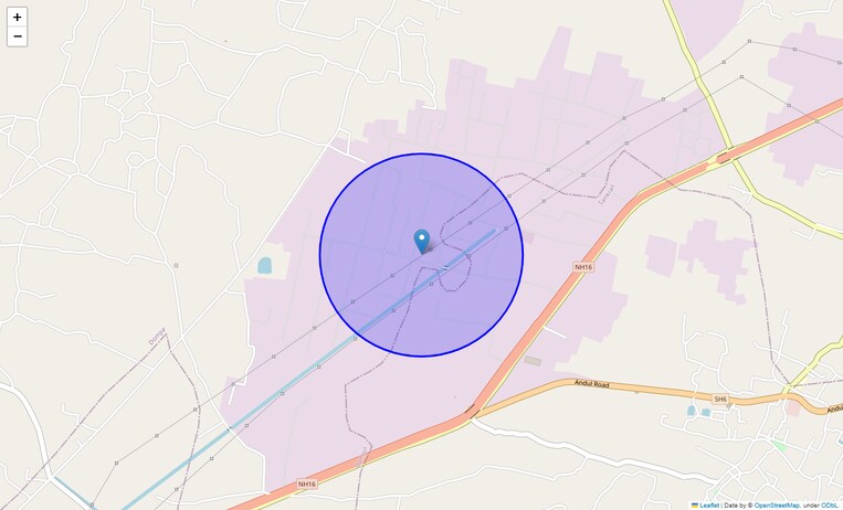 Location Map of Biparnna Para