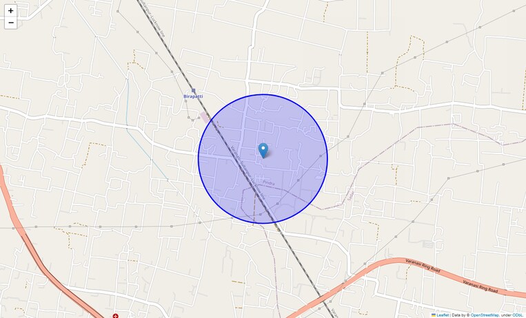 Location Map of Birapatti