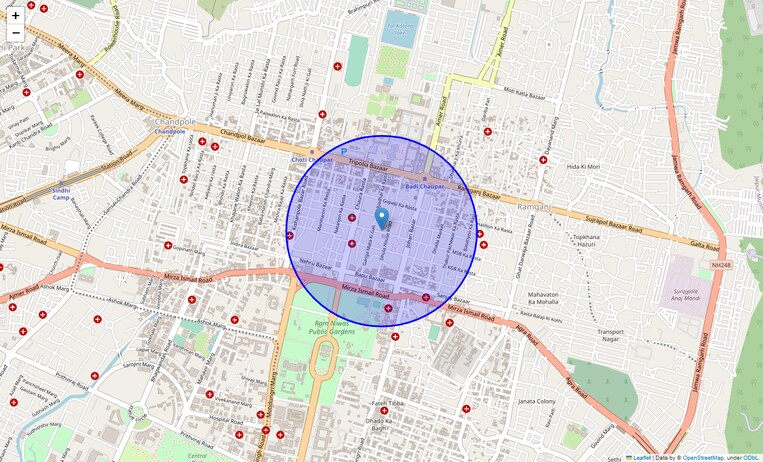 Location Map of Biseswarji
