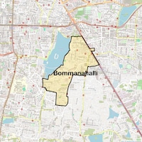 Bommanahalli Map