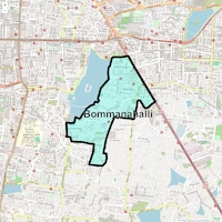 Bommanahalli Map