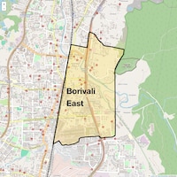 Borivali East Map