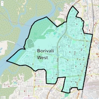Borivali West Map