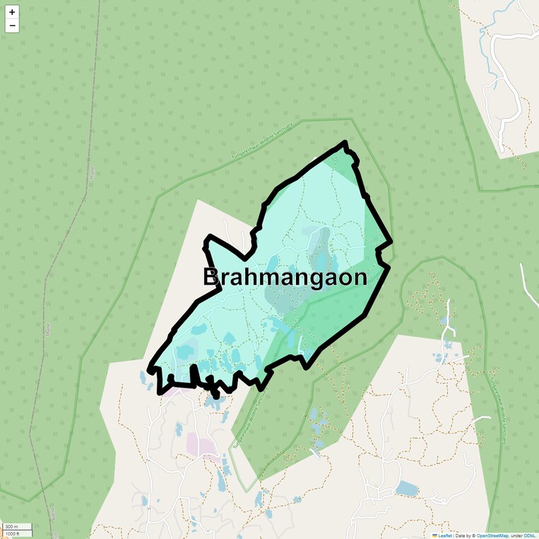 Location Map of Brahmangaon