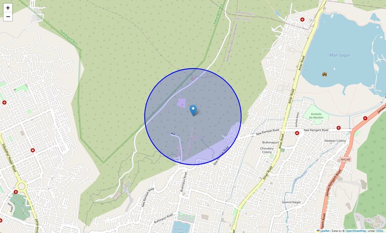 Location Map of Brahmpuri