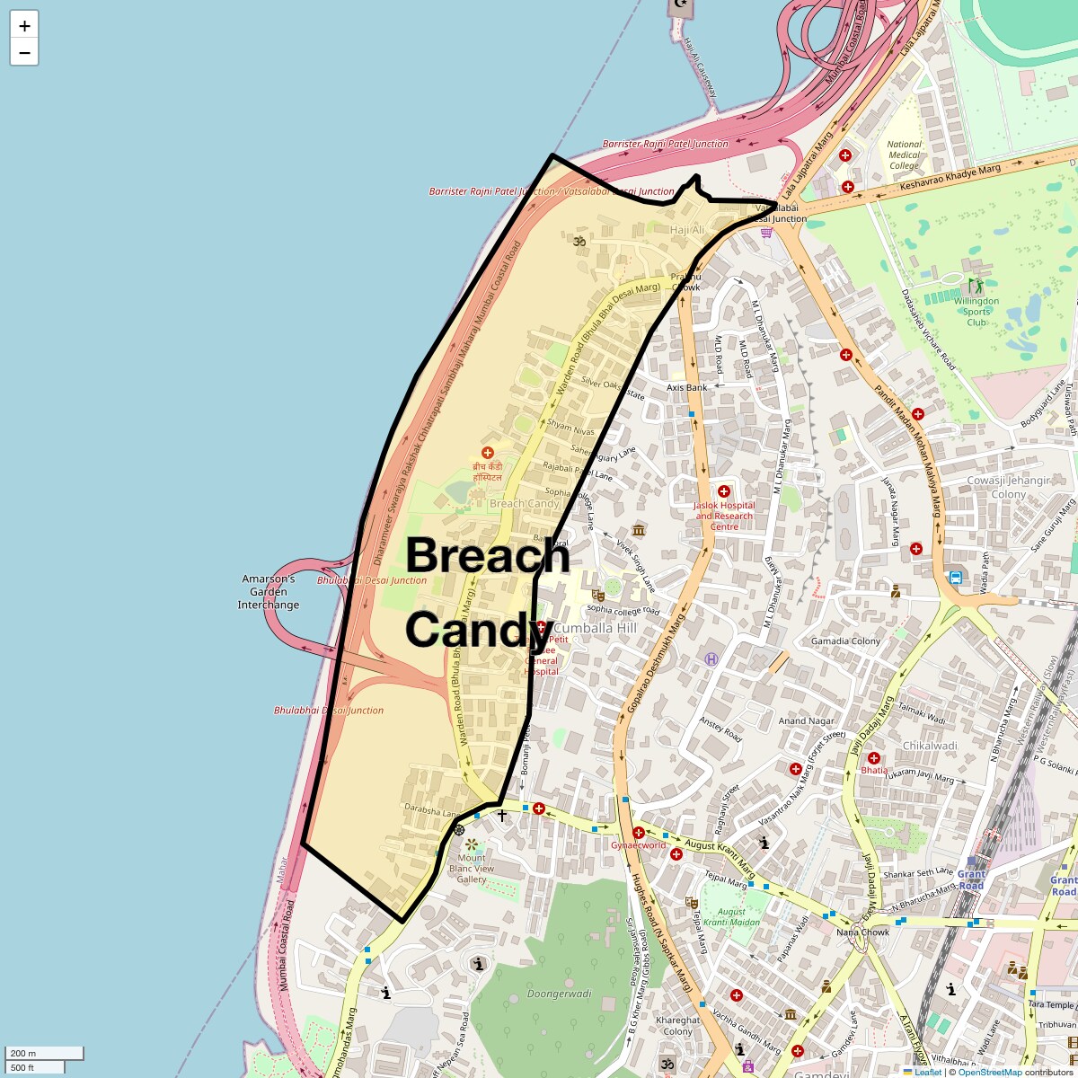 Check Time Travel of Breach Candy, Mumbai