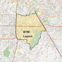 BTM Layout Map