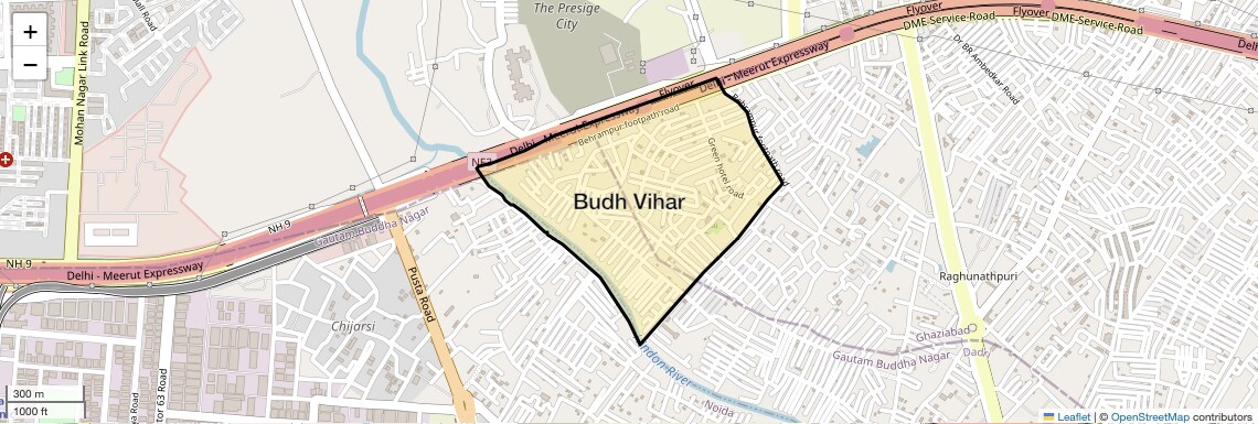 Check Time Travel of Budh Vihar, Ghaziabad