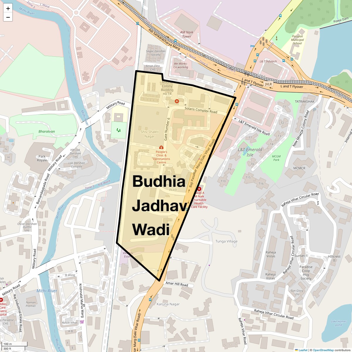 Check Time Travel of Budhia Jadhav Wadi, Mumbai