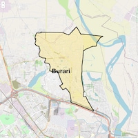 Burari Map
