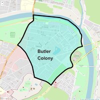 Butler Colony Map