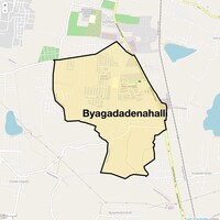 Byagadadenahalli Map