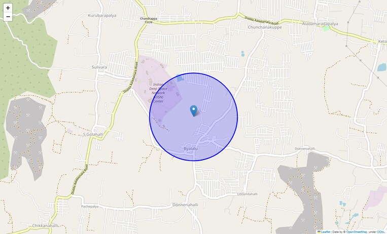Location Map of Byalalu