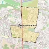 Byatarayanapura Map