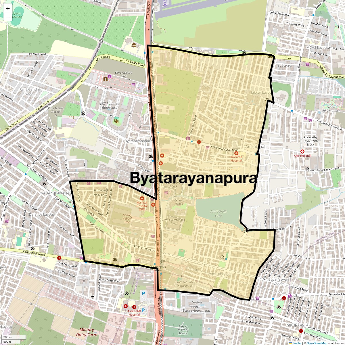 Check Time Travel of Byatarayanapura, Bangalore