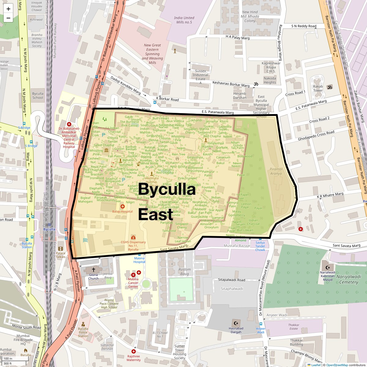 Check Time Travel of Byculla East, Mumbai