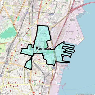 Location Map of Byculla, Mumbai