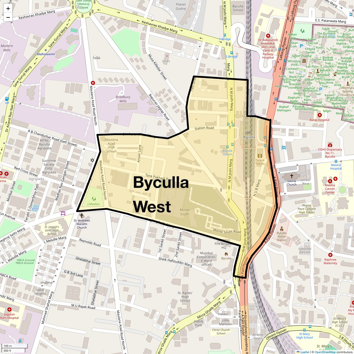 Check Time Travel of Byculla West, Mumbai