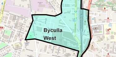 Location Map of Byculla West, Mumbai
