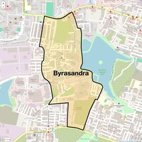 Byrasandra Map