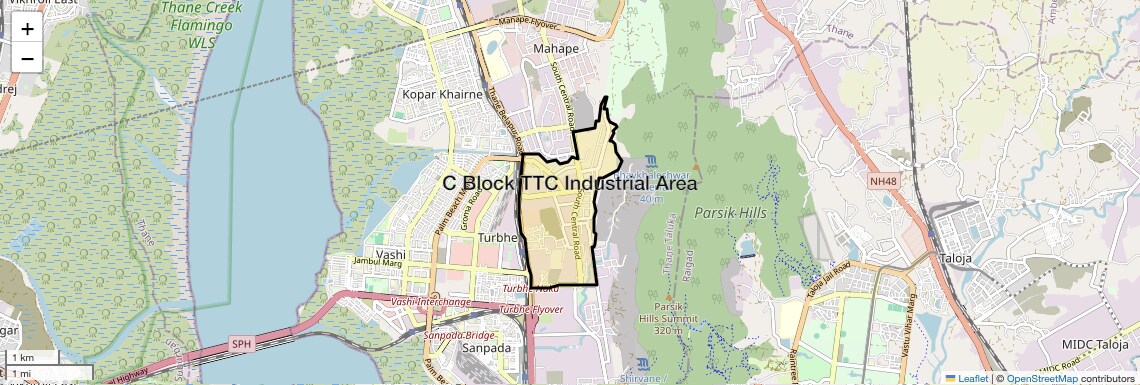 Check Time Travel of C Block TTC Industrial Area, Navi Mumbai
