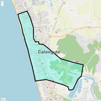Calangute Map