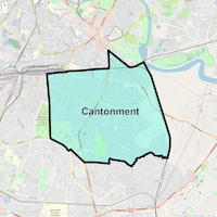 Cantonment Map