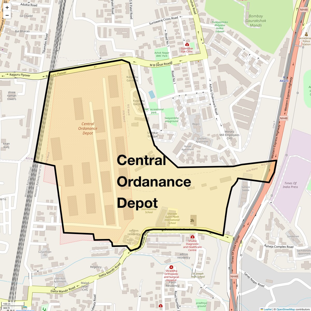 Check Time Travel of Central Ordanance Depot, Mumbai